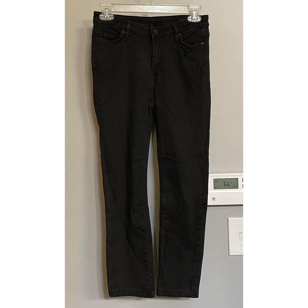 All Saints Jeans Eve Lux Skinny Ankle Black‎ Faded Stretch Denim Pants Womens 25
